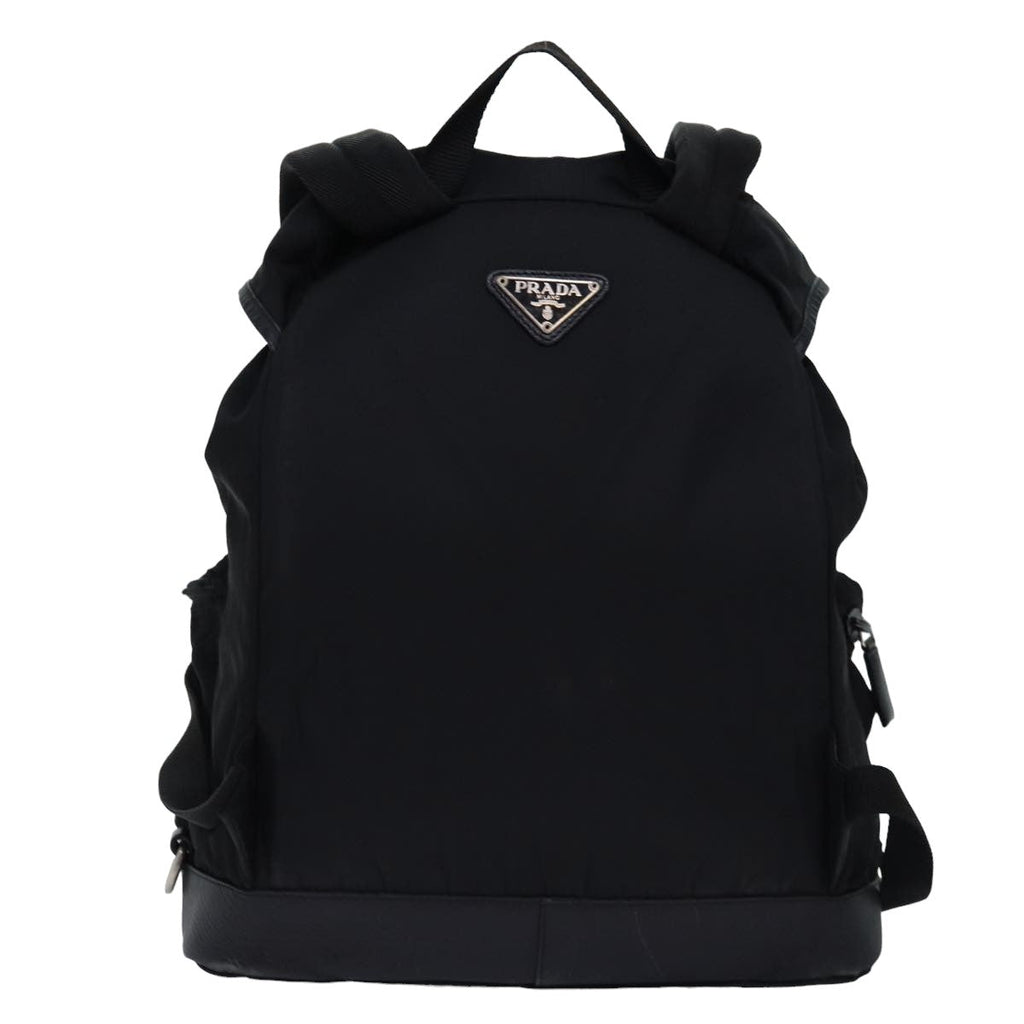 PRADA Backpack Nylon Black 76576