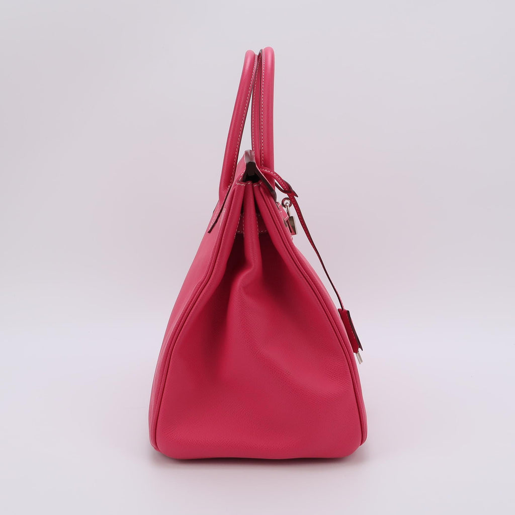 Hermes Birkin 35 Epsom E5 Rose Tyrien Pink Palladium Hardware 2013