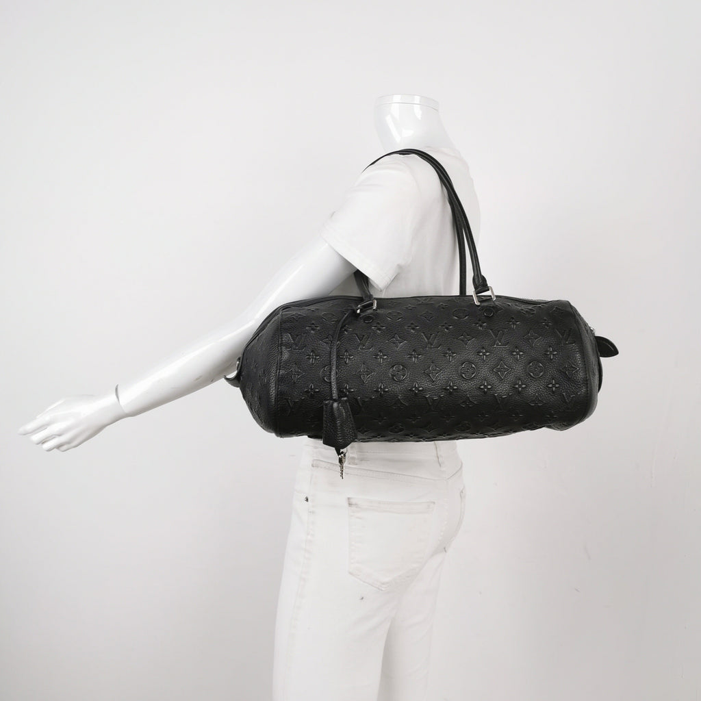 Louis Vuitton Neo Papillon Revelation GM Black Leather Shoulder Bag