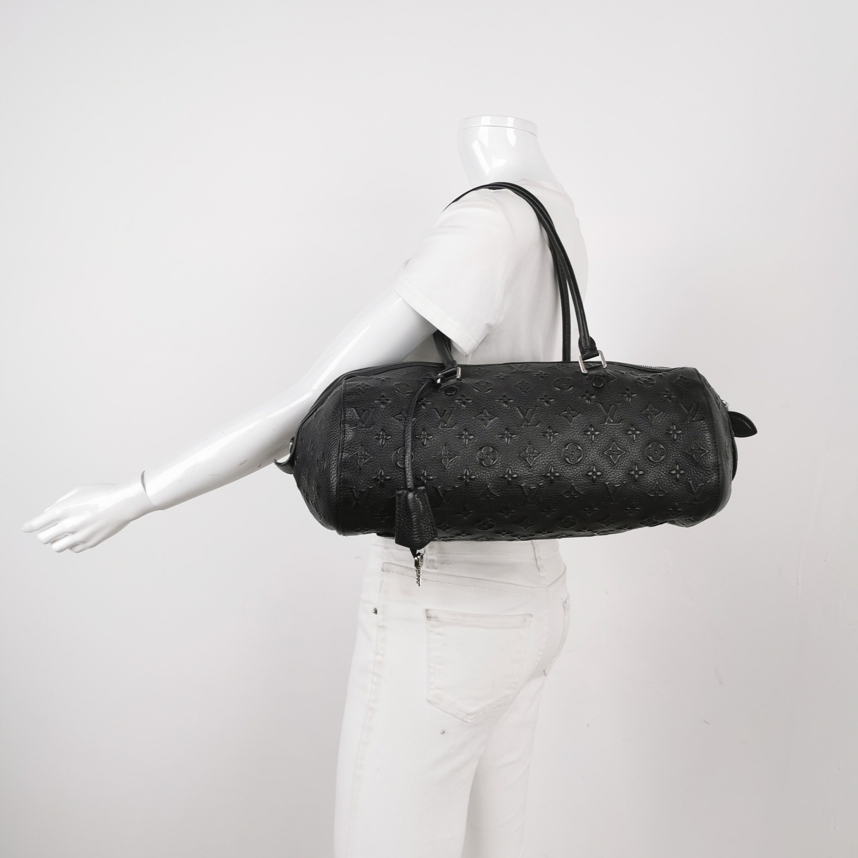 Louis Vuitton Neo Papillon Revelation GM Black Leather Shoulder Bag