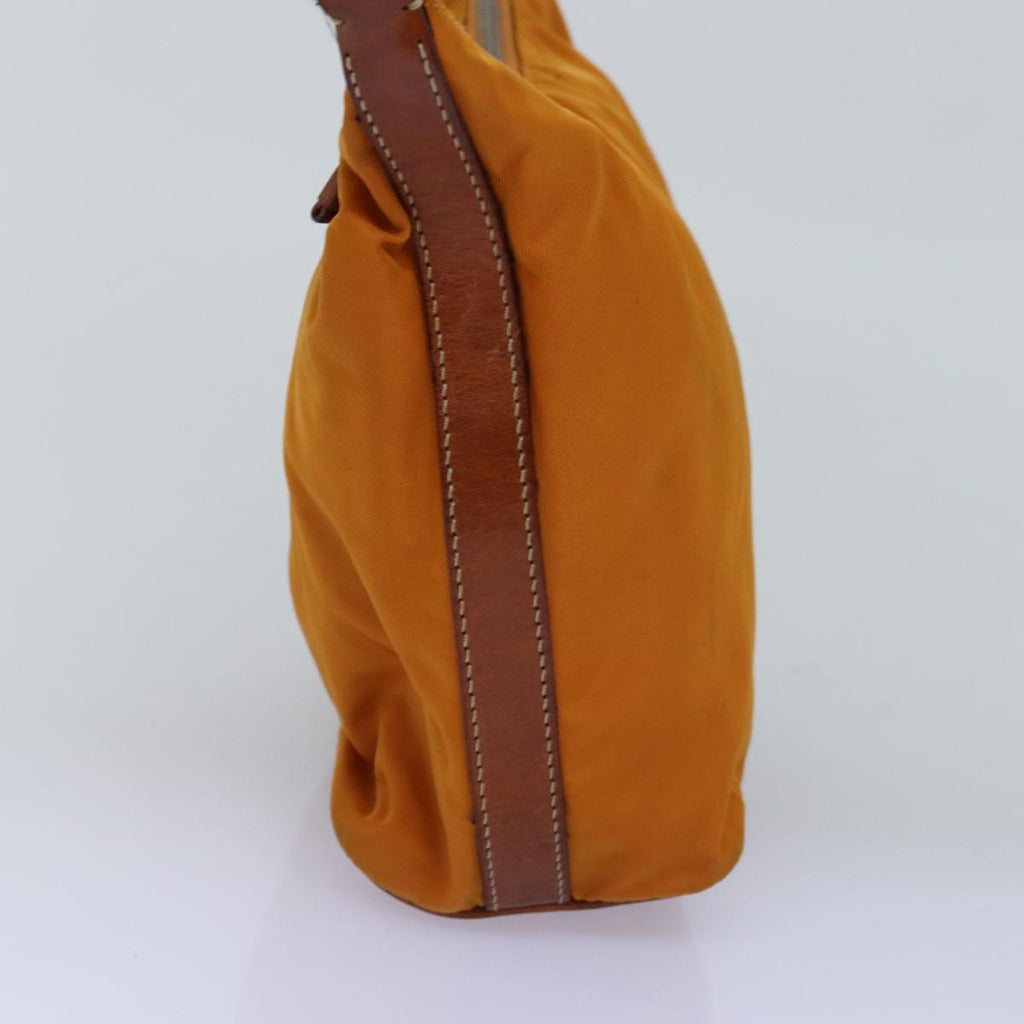 PRADA Shoulder Bag Nylon Orange 77204
