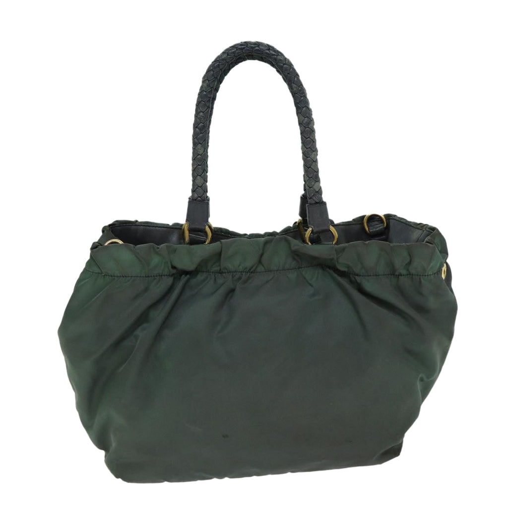 PRADA Hand Bag Nylon 2way Khaki 77763