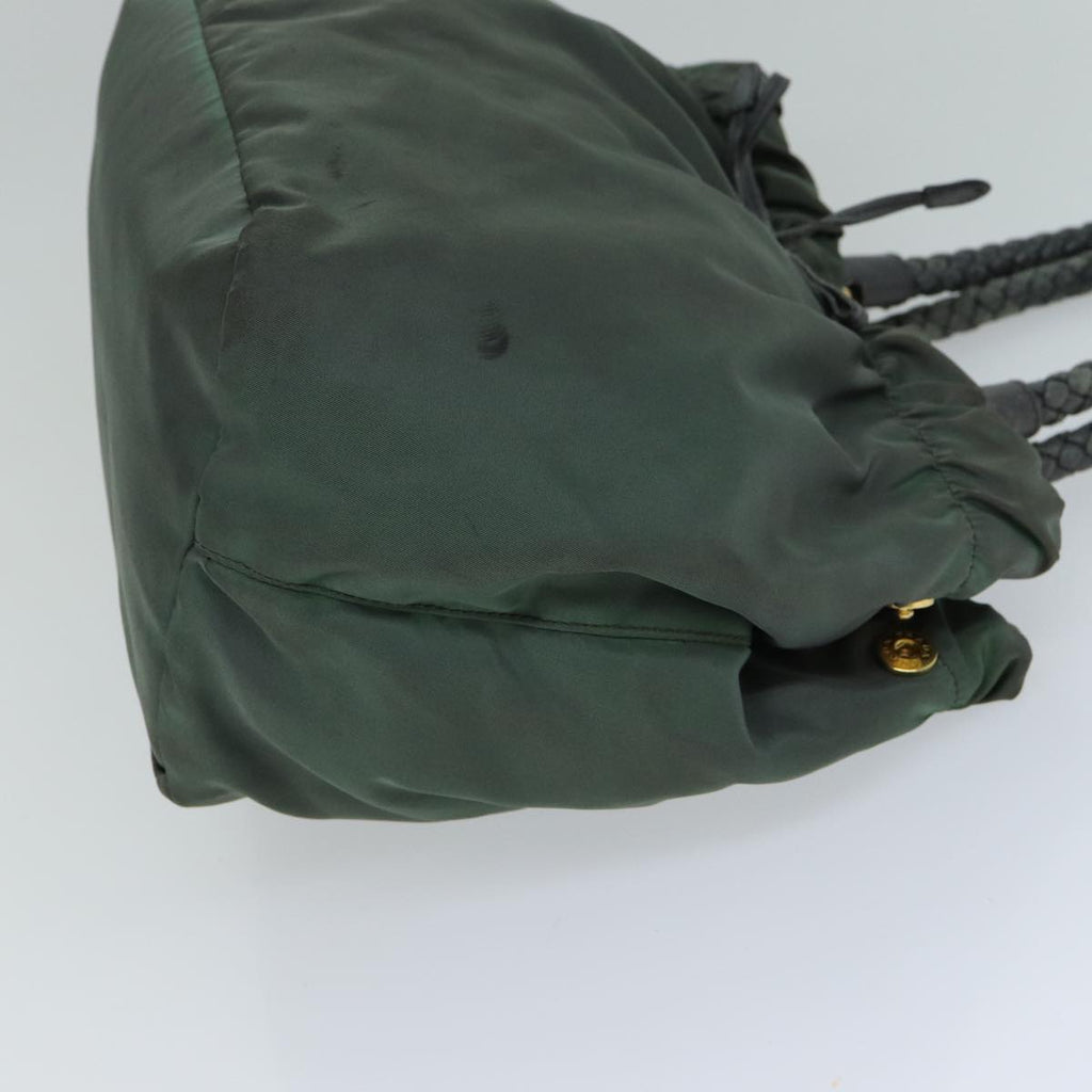 PRADA Hand Bag Nylon 2way Khaki 77763