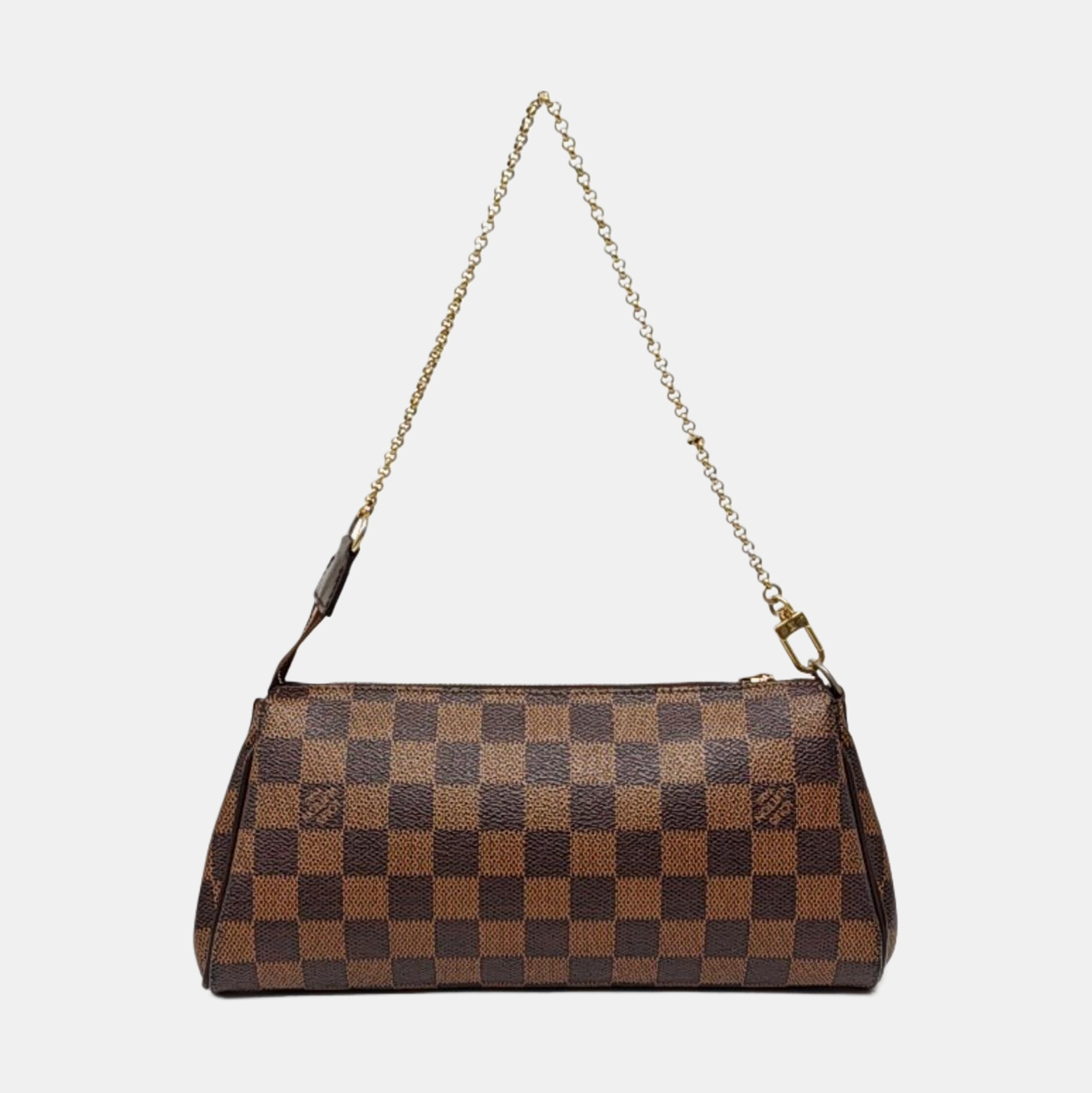 Louis Vuitton Eva Brown Damier Ebene Monogram Shoulder Bag with Strap