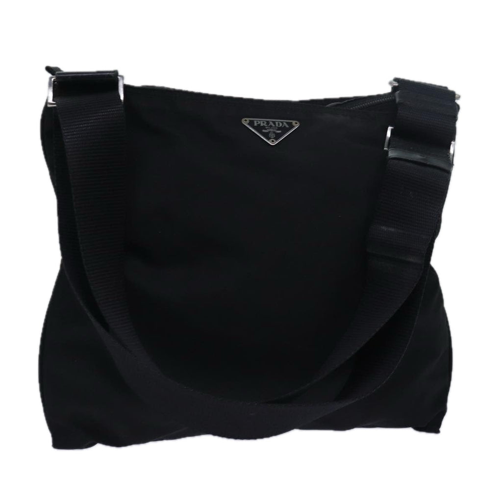 PRADA Shoulder Bag Nylon Black 79556