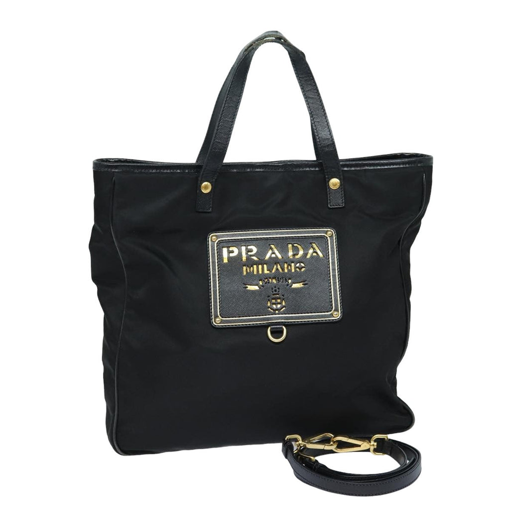 PRADA Tote Bag Nylon 2way Black 79852