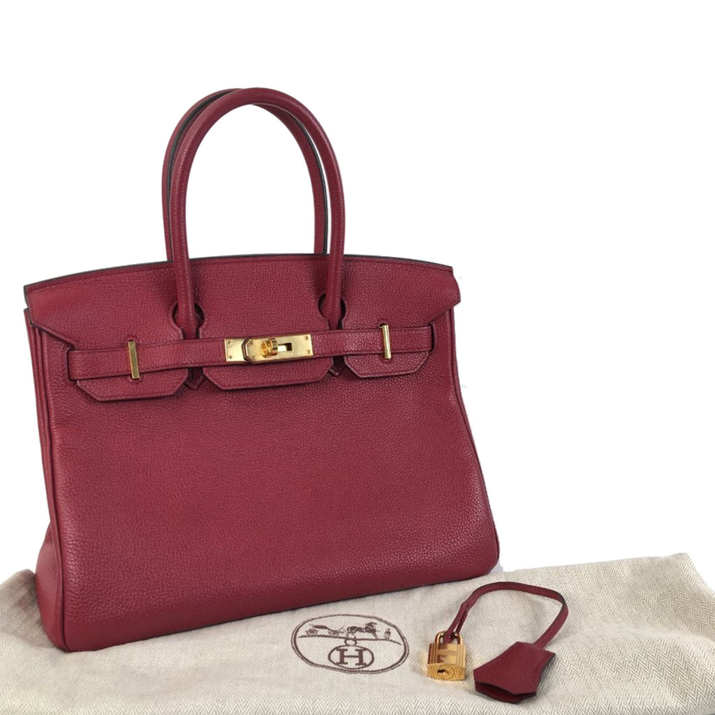 Hermes Togo Birkin Retourne 30 Handbag