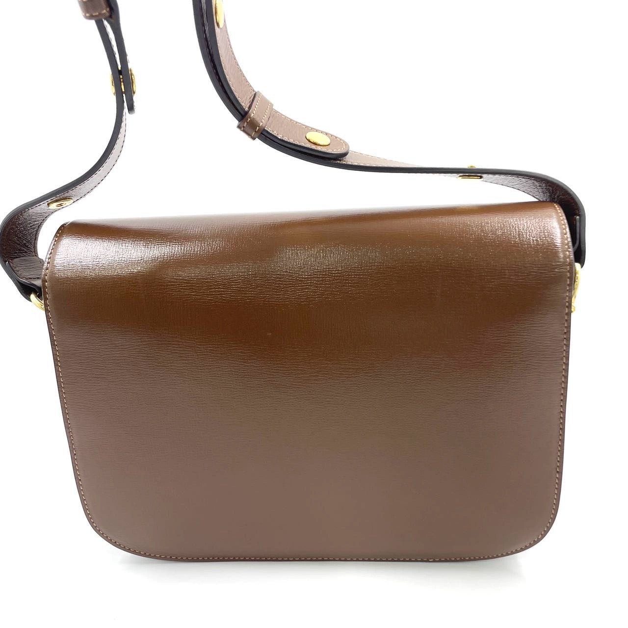 Gucci 1955 Horsebit Shoulder Bag Caramel Brown Small Leather