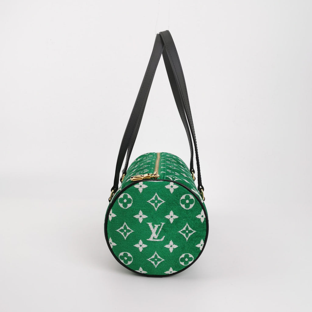 Louis Vuitton Papillon Trunk 26 Green Monogram Velvet and Leather