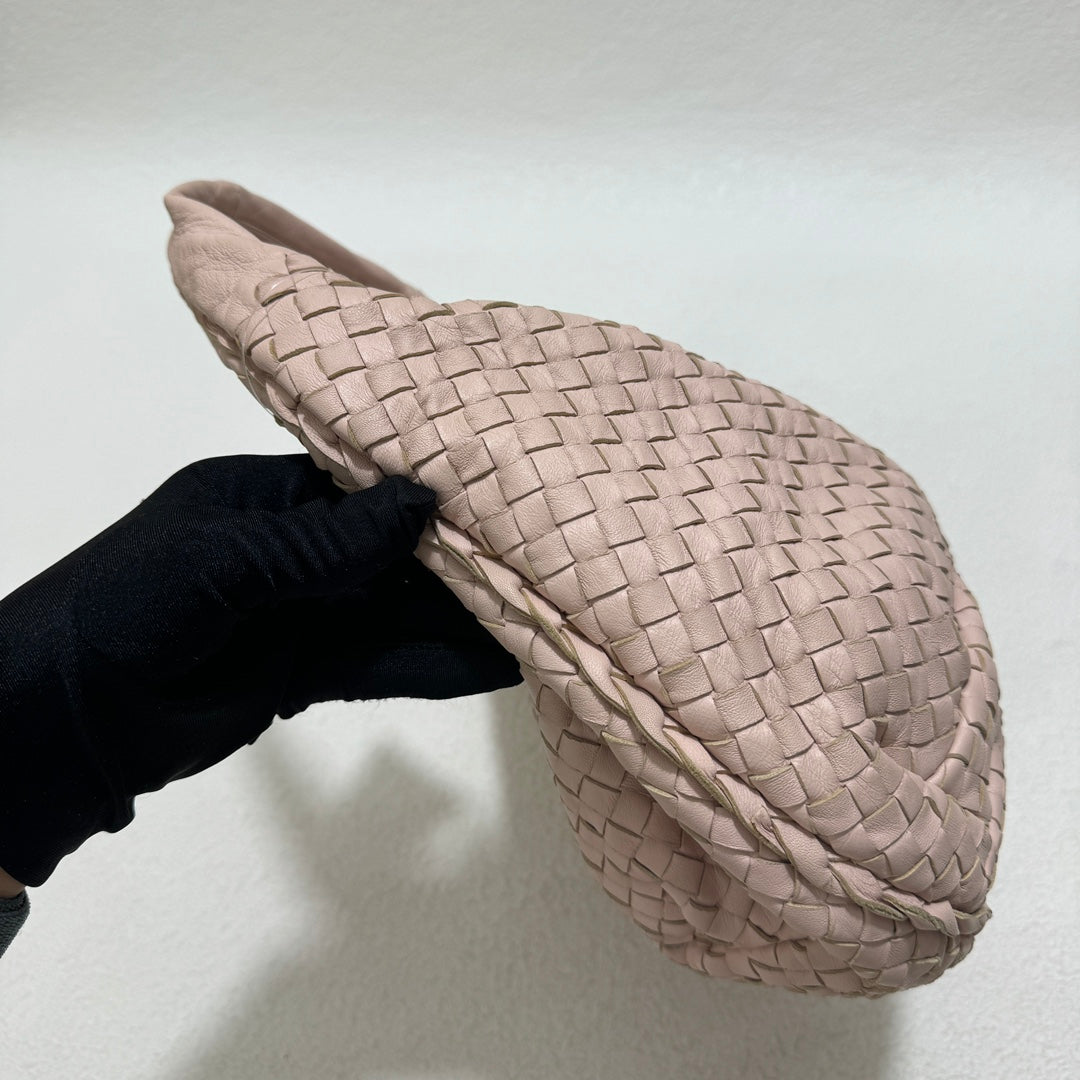 Bottega Veneta Belly Hobo Intrecciato Light Cherry Blossom Pink Nappa Leather Medium 40cm
