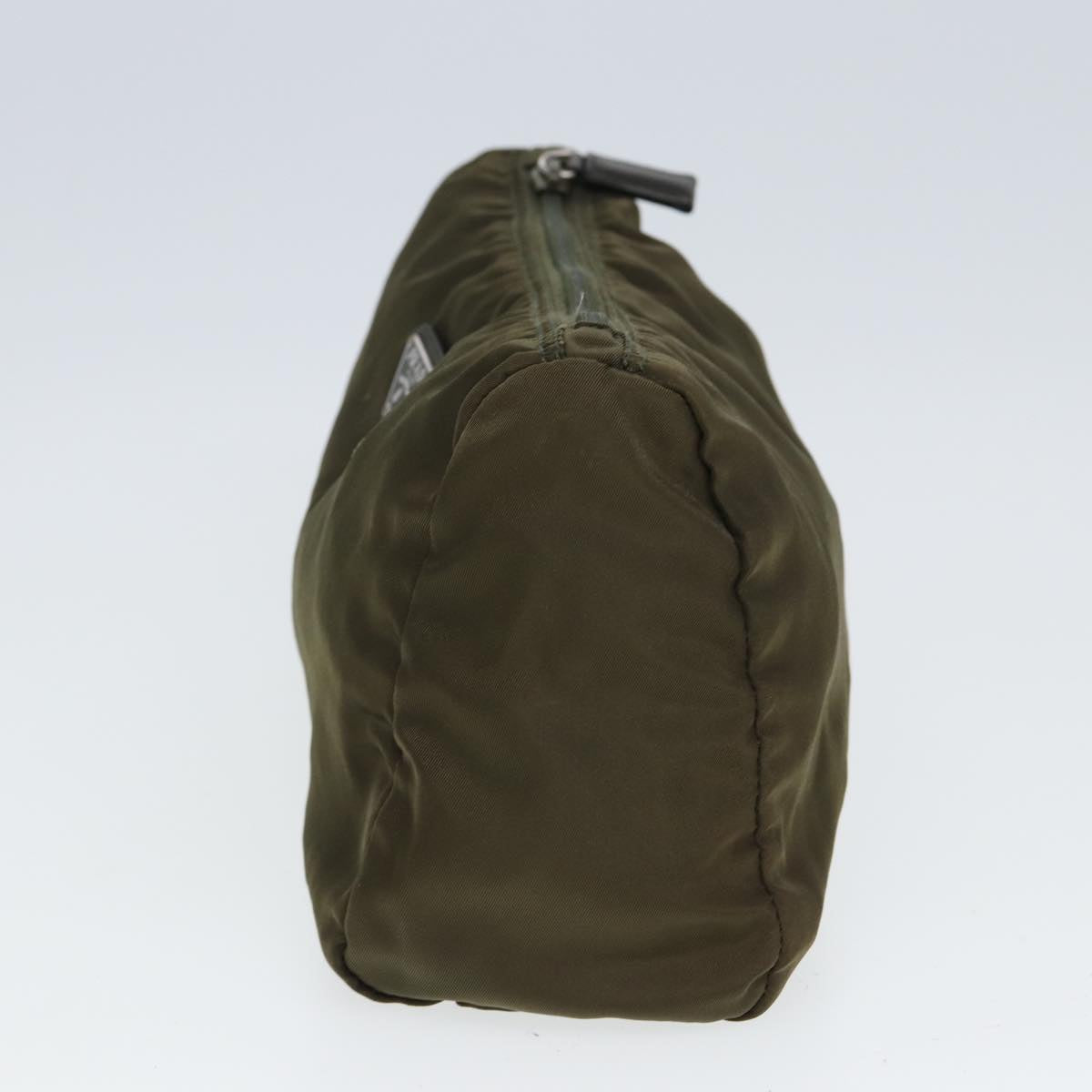 PRADA Pouch Nylon Khaki 80183
