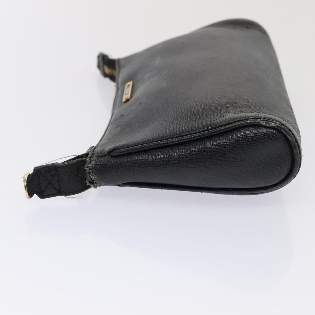 FENDI Shoulder Bag Leather Navy 80189