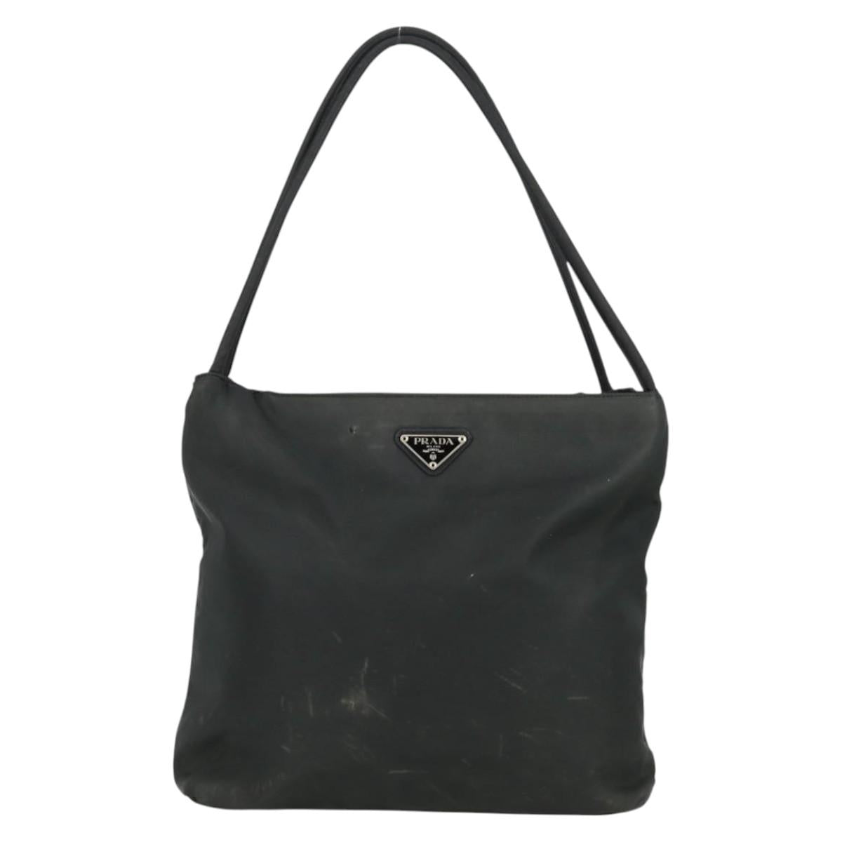 PRADA Shoulder Bag Nylon Khaki 81110