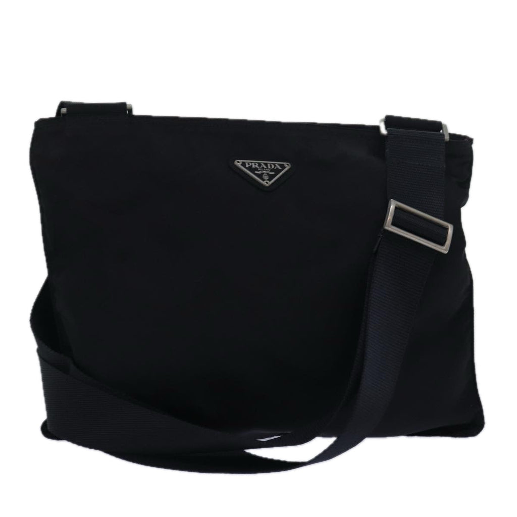 PRADA Shoulder Bag Nylon Black 81146