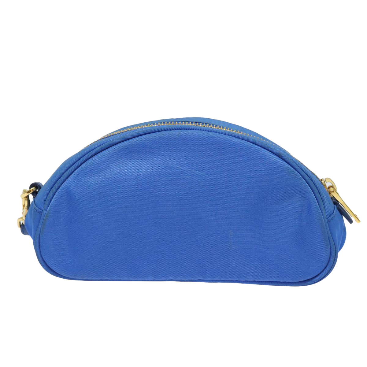 PRADA Pouch Nylon Blue 81167