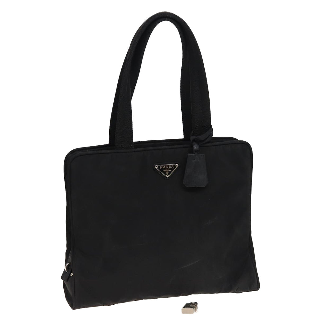 PRADA Tote Bag Nylon Black 81168