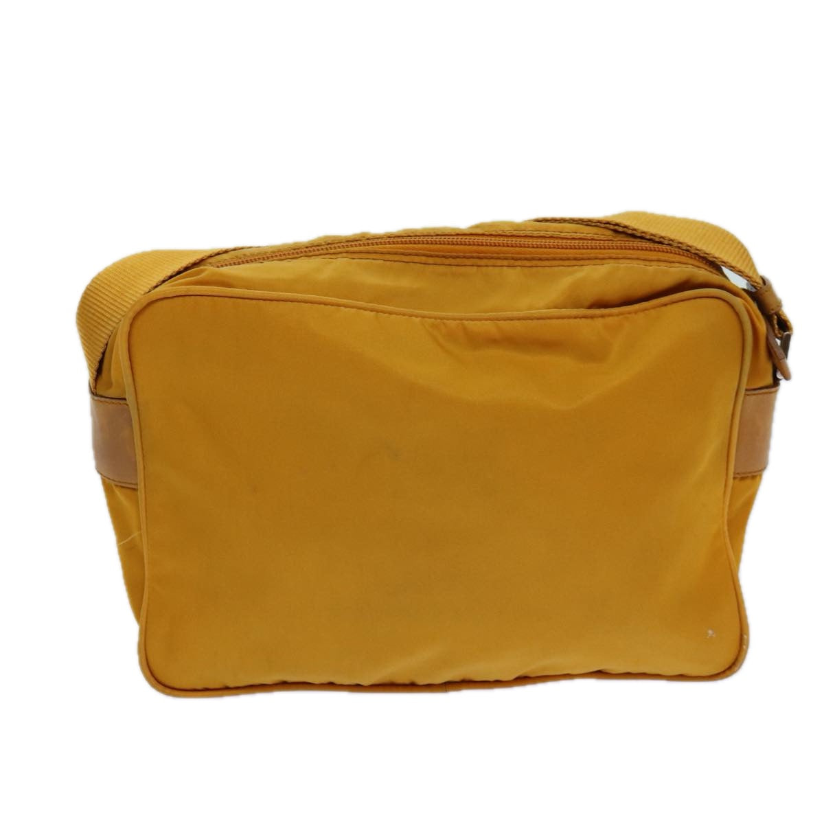 PRADA Shoulder Bag Nylon Orange 82569