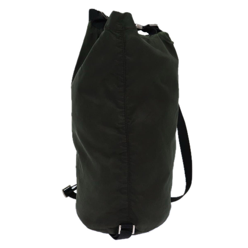 PRADA Shoulder Bag Nylon Khaki 82572