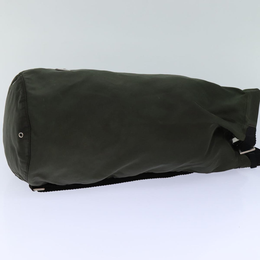 PRADA Shoulder Bag Nylon Khaki 82572