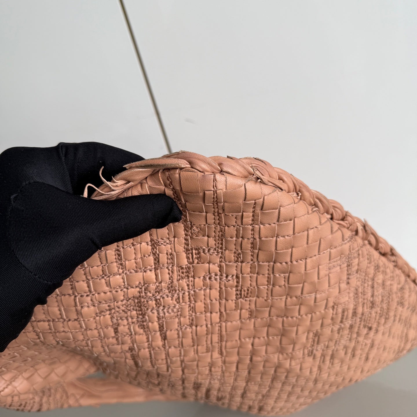 Bottega Veneta Veneta Hobo Beige Almond Special Edition Leather 40cm