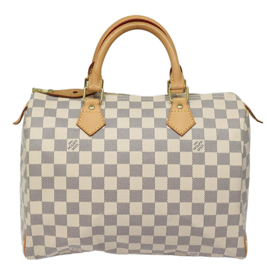 LOUIS VUITTON Damier Azur Speedy 30 Hand Bag N41533 LV 83636AV