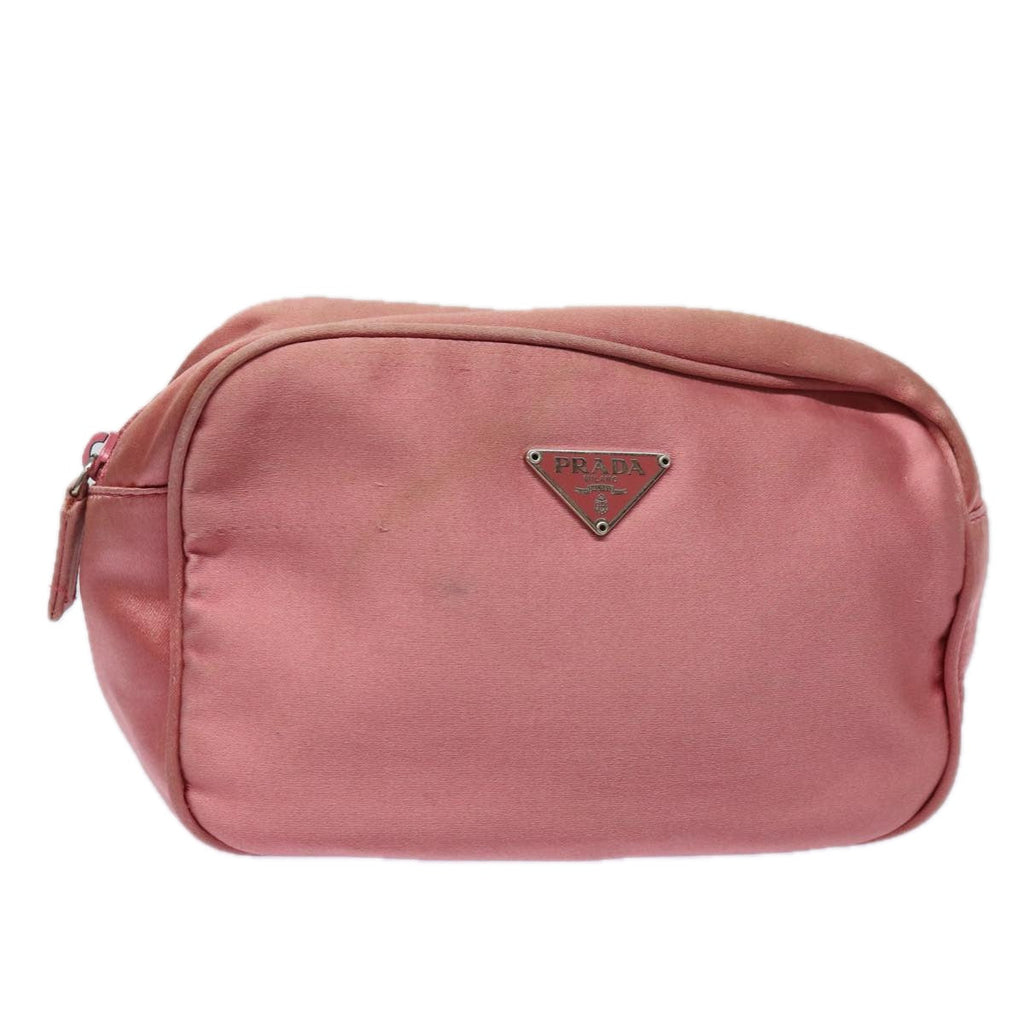 PRADA Pouch Nylon Pink 84239