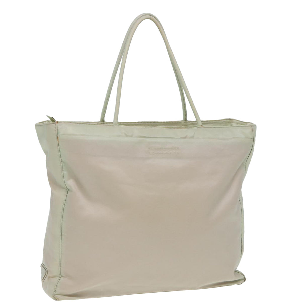 PRADA Tote Bag Nylon White 84456