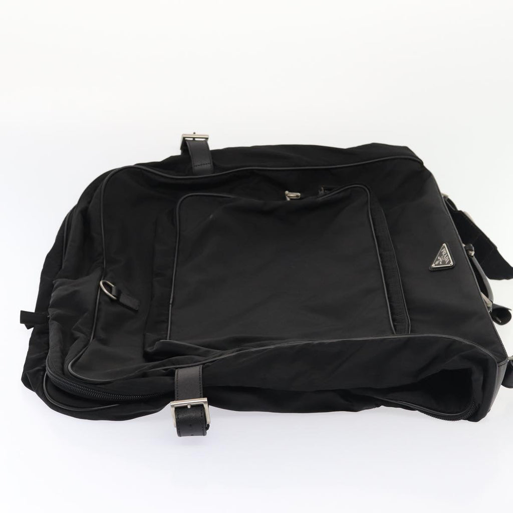 PRADA Garment Cover Nylon Black Silver 84549