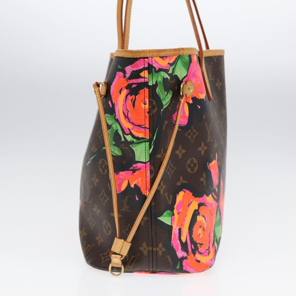 LOUIS VUITTON Monogram Rose Neverfull MM Tote Bag M48613 LV 85918AV