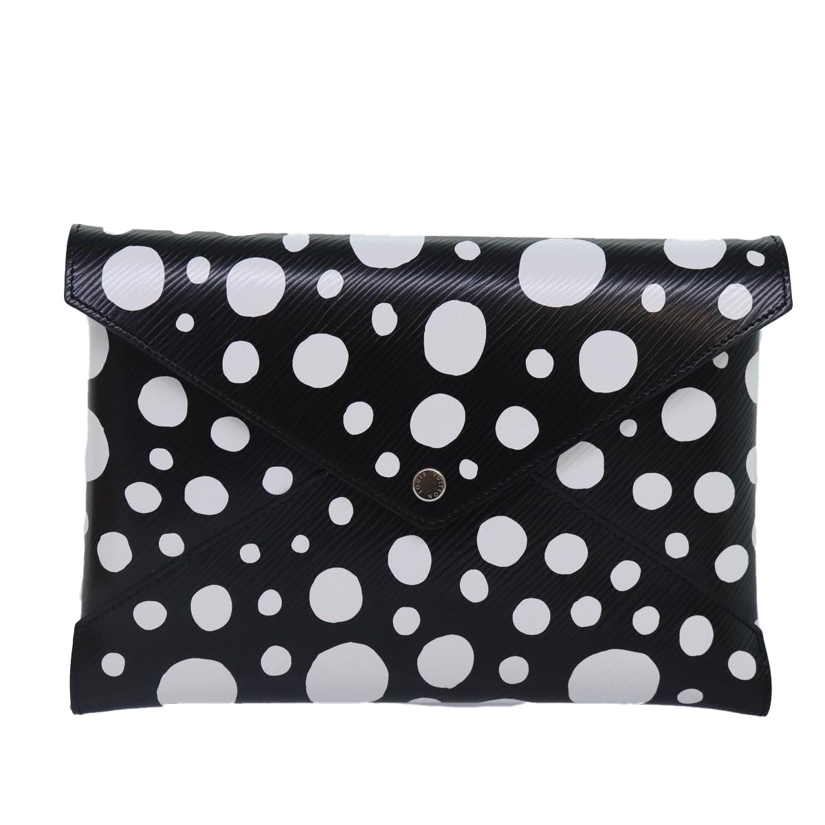 LOUIS VUITTON Epi Yayoi Kusama Pochette Kirigami Pouch Black M81959 86284SM