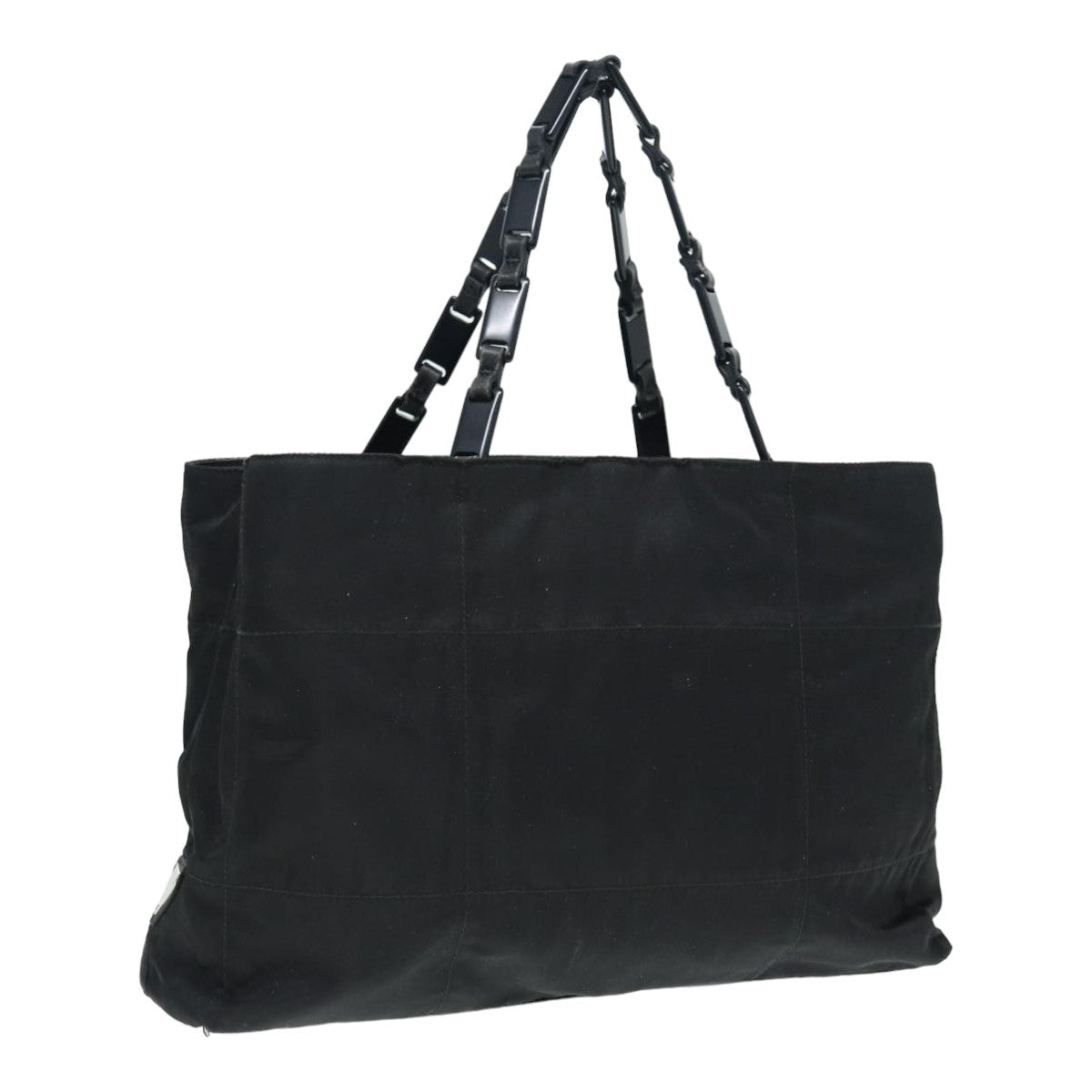 PRADA Hand Bag Nylon Black 87322