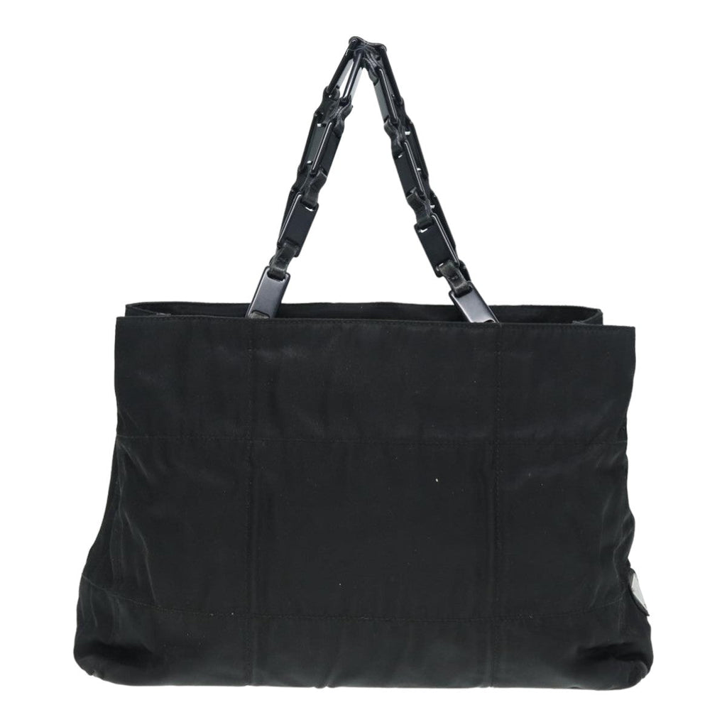 PRADA Hand Bag Nylon Black 87322