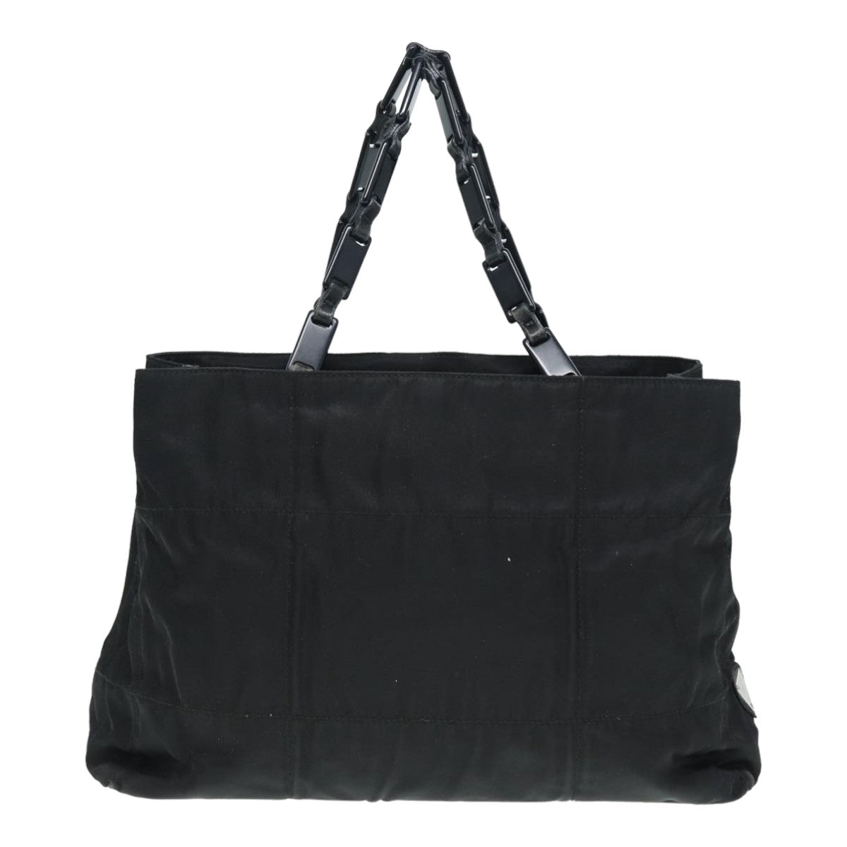 PRADA Hand Bag Nylon Black 87322