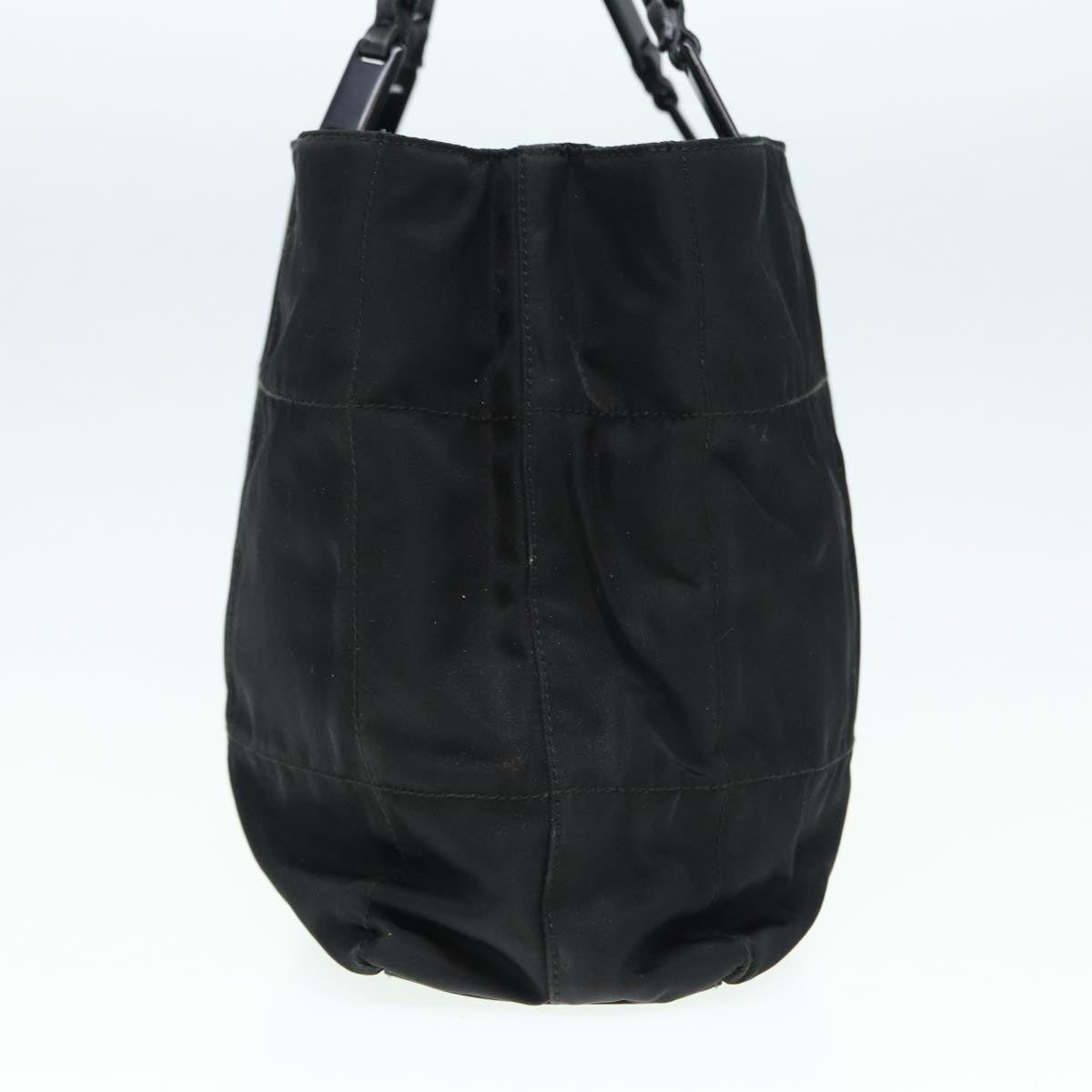 PRADA Hand Bag Nylon Black 87322