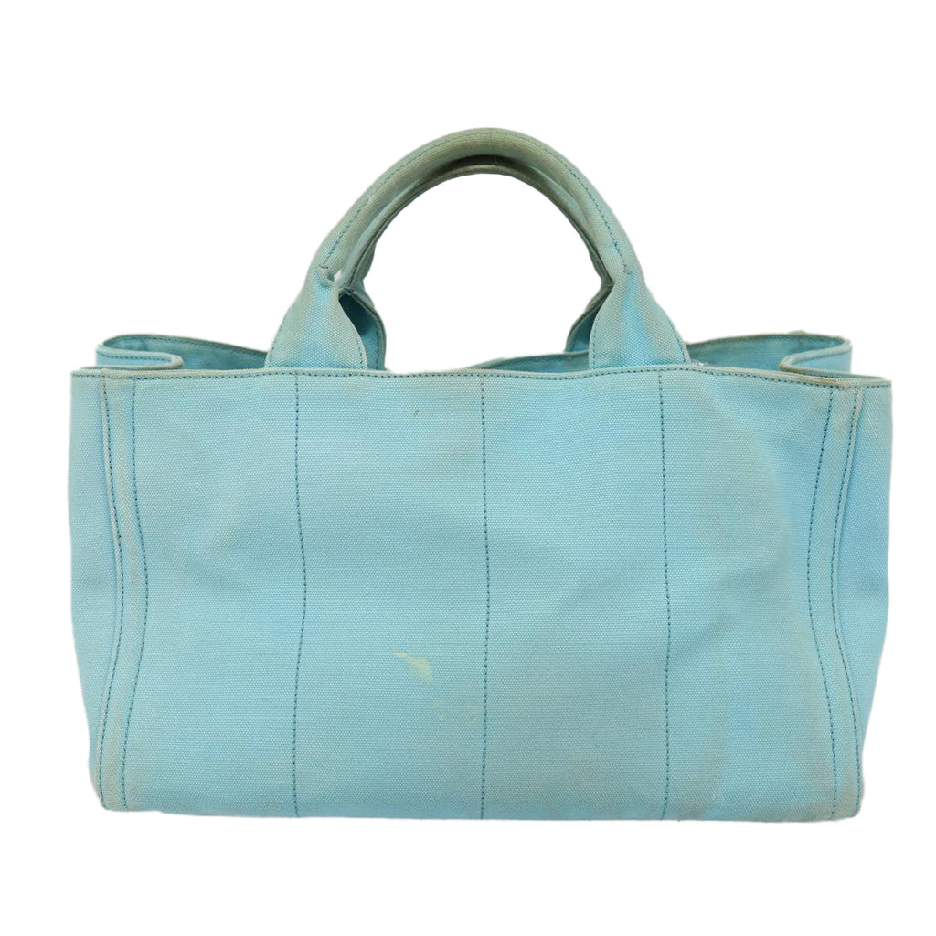 PRADA Canapa GM Hand Bag Canvas 2way Light Blue 87668