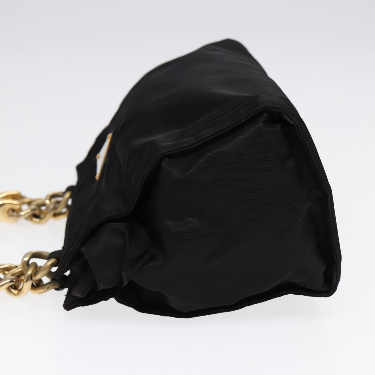 PRADA Hand Bag Nylon Black 87678