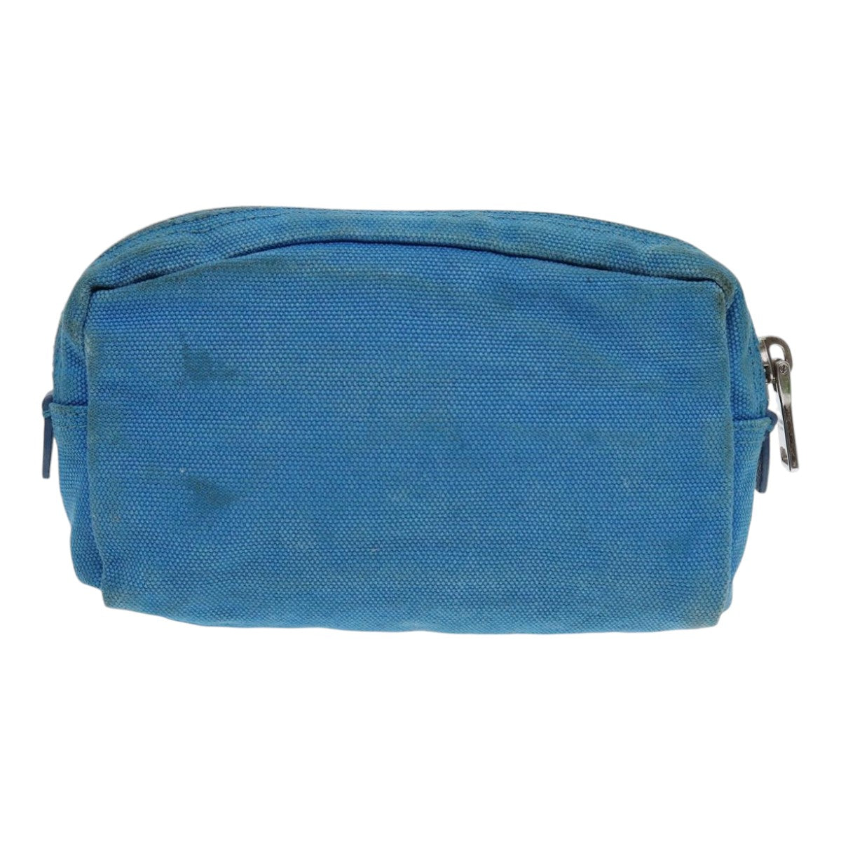 PRADA Pouch Canvas Light Blue 87800