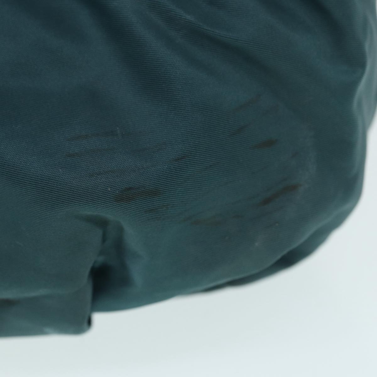 PRADA Hand Bag Nylon Green Gold 88089