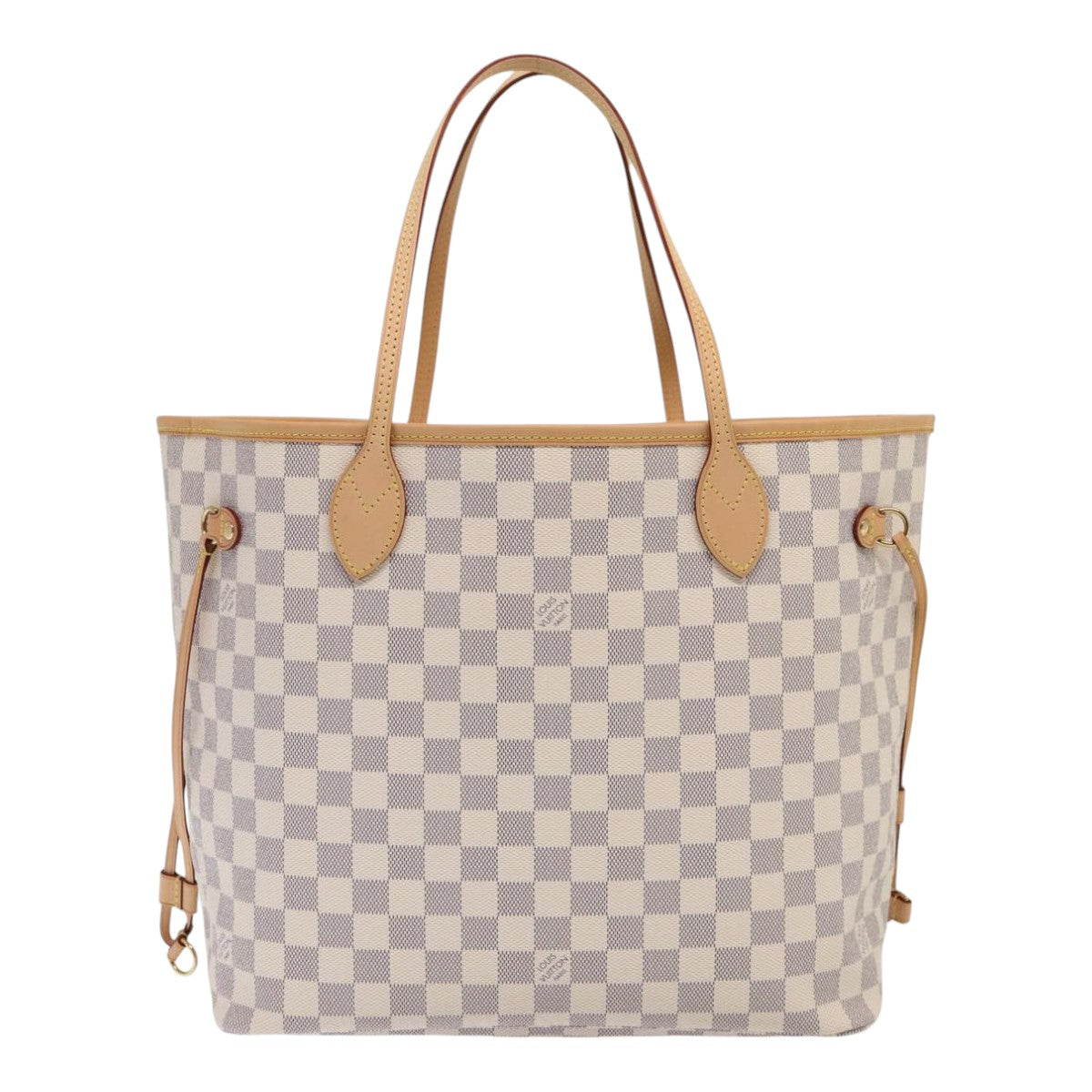 LOUIS VUITTON Damier Azur Neverfull MM Tote Bag N41605 LV 88277AV