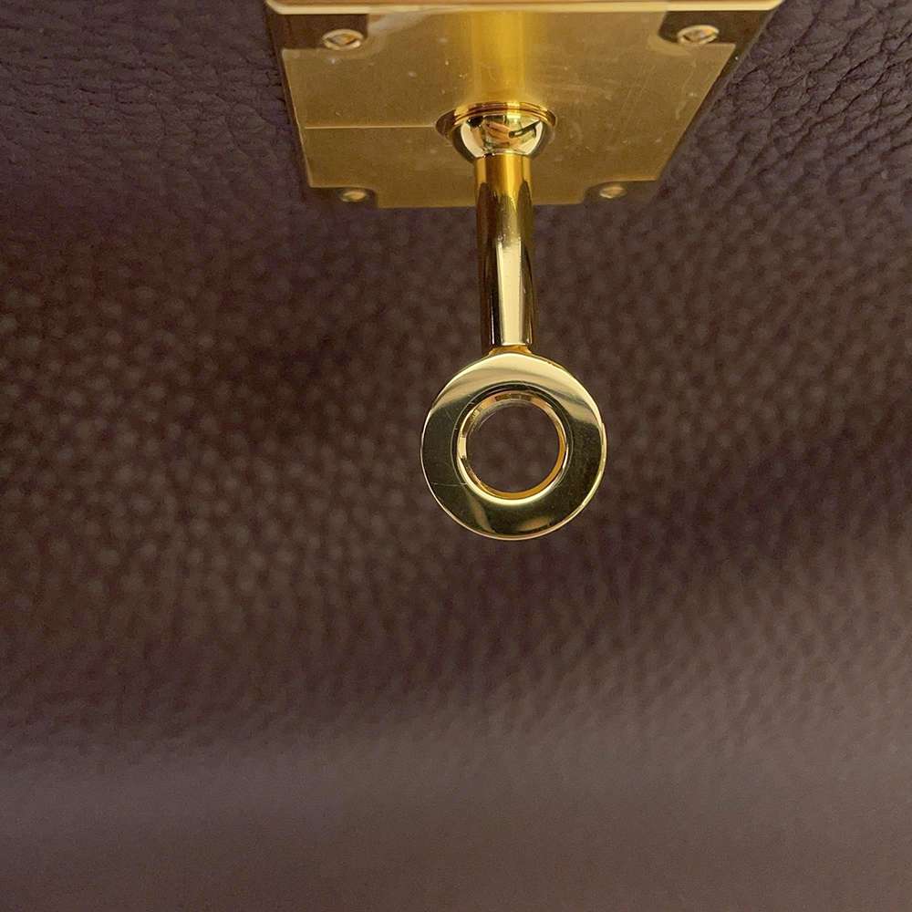 HERMES Birkin 3EN1 RougeSellier Togo Leather Swift Leather Toile GM Size 30