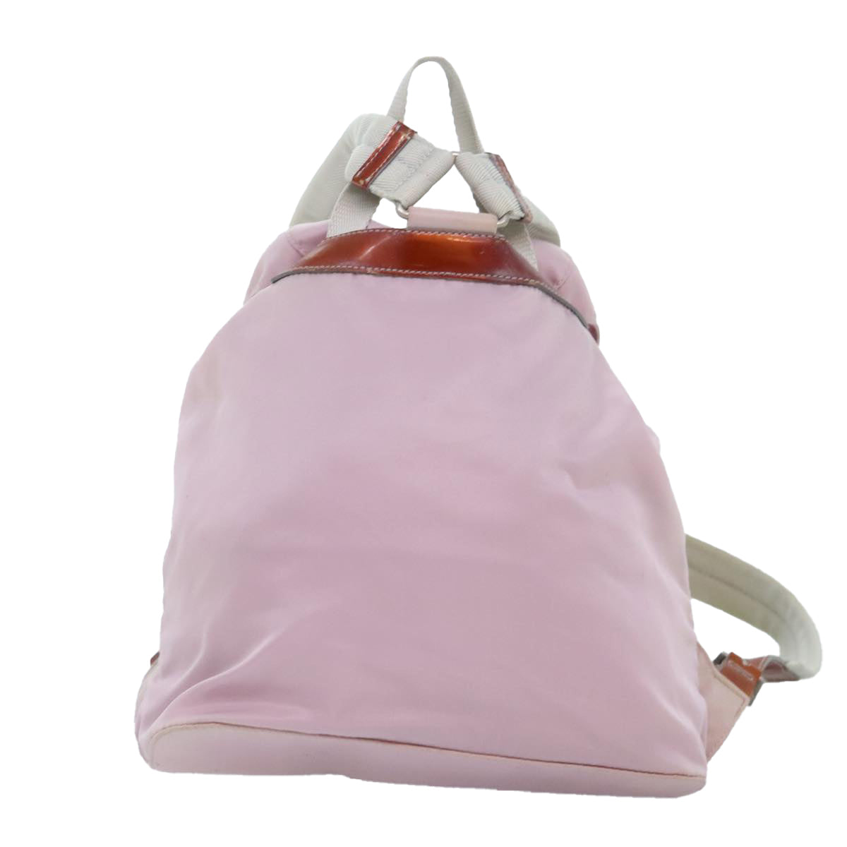 PRADA Backpack Nylon Pink Silver 89617