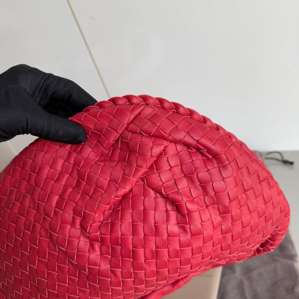 Bottega Veneta Belly Hobo Intrecciato Red Medium 40cm