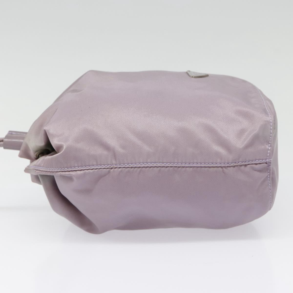 PRADA Pouch Nylon Purple Silver 90239