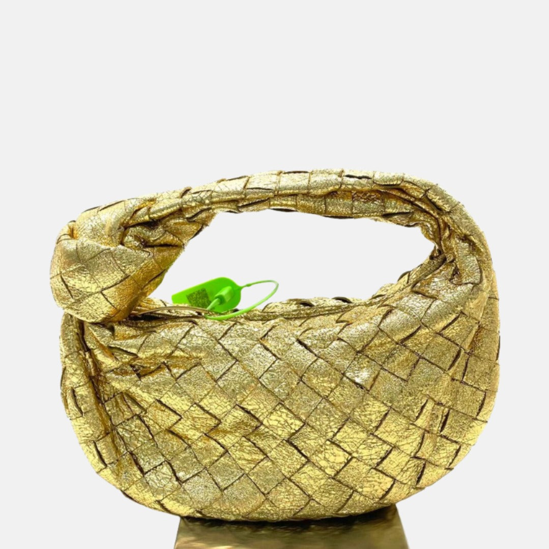 Bottega Veneta Jodie Mini Gold Leather Rare