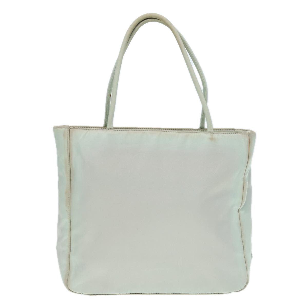 PRADA Tote Bag Nylon Light Blue Silver 92863