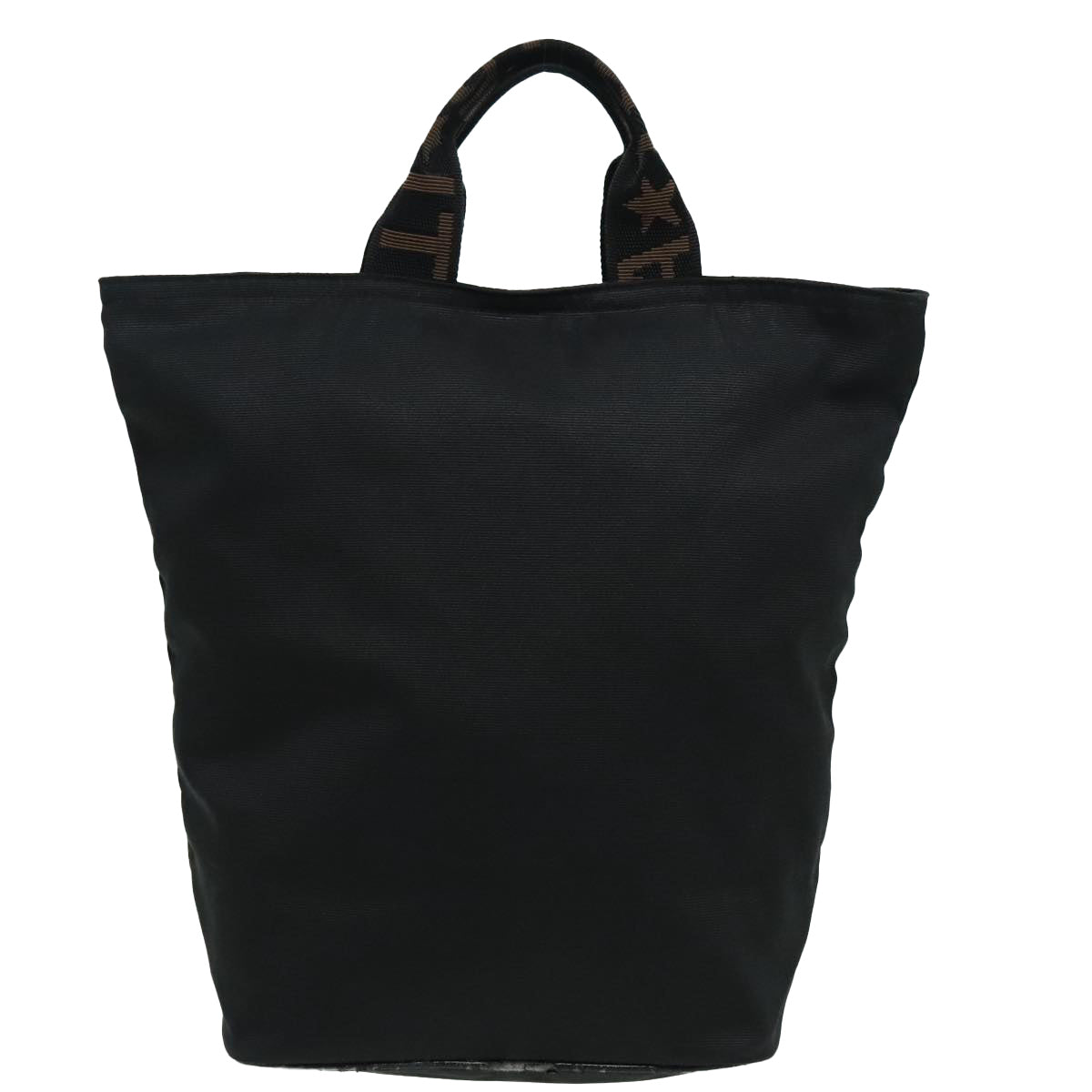 FENDI Hand Bag Nylon Black 92994