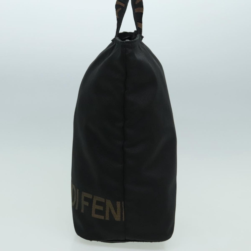 FENDI Hand Bag Nylon Black 92994
