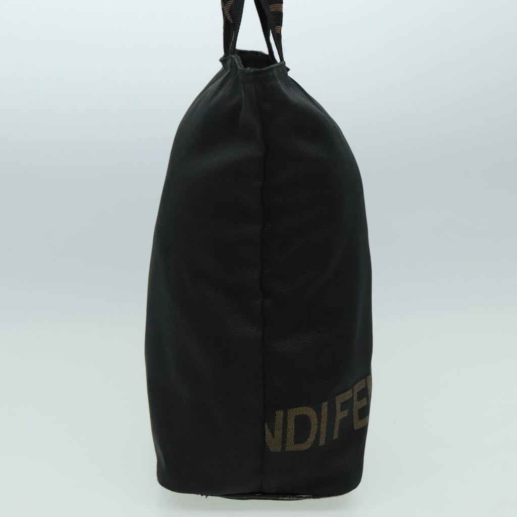 FENDI Hand Bag Nylon Black 92994