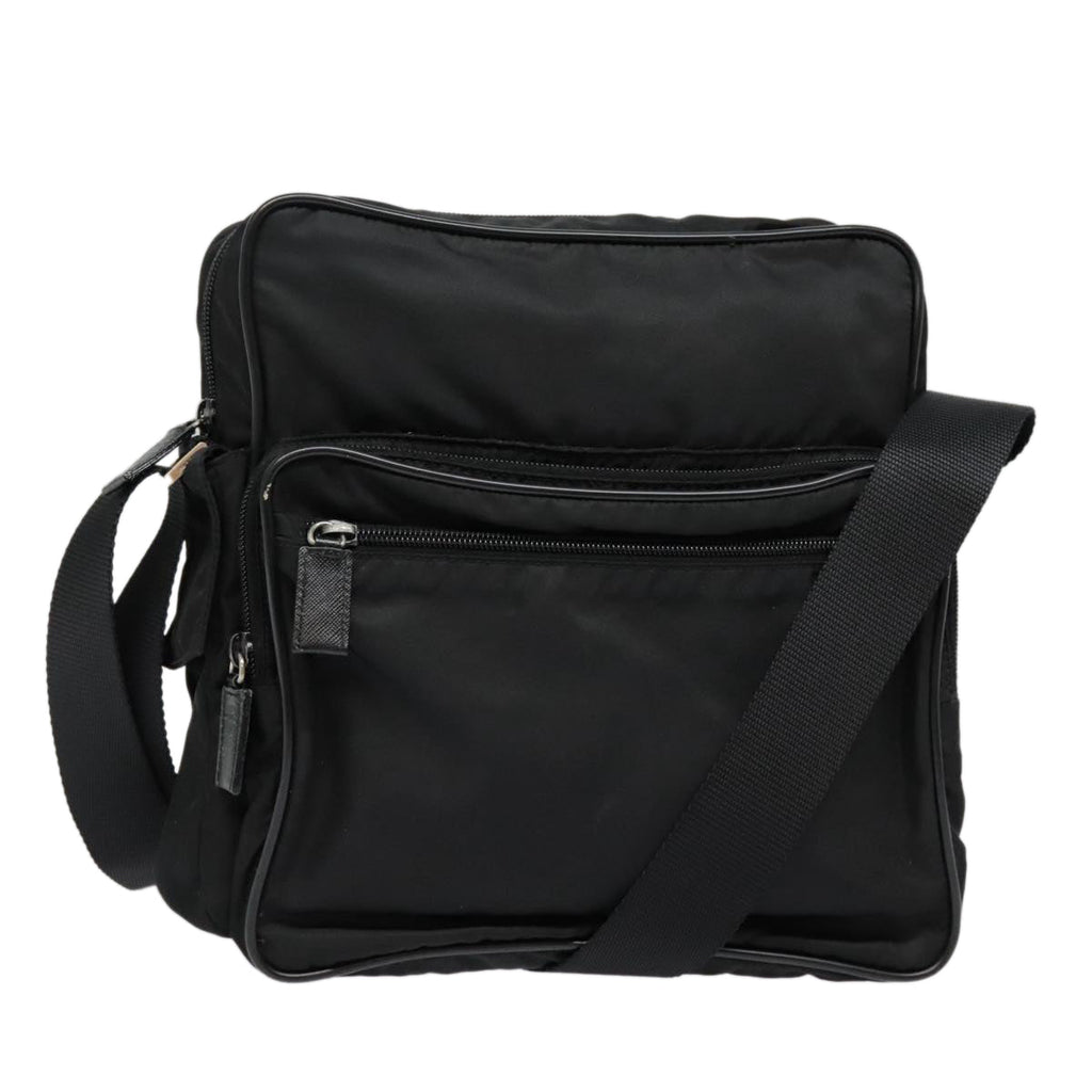 PRADA Shoulder Bag Nylon Black 93017