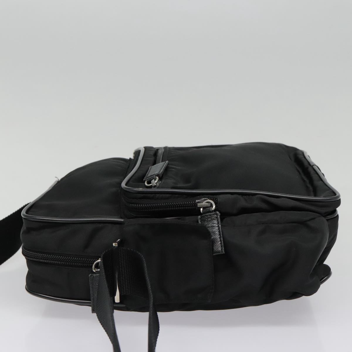 PRADA Shoulder Bag Nylon Black 93017